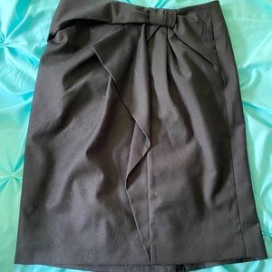Size 0 Banana Republic Black Pencil Skirt